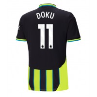 Manchester City Jeremy Doku #11 Auswärtstrikot 2024-25 Kurzarm